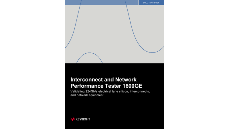 Interconnect and Network Performance Tester 1600GE